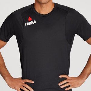 Hoka Ironman Glide Athletic Running Shirt